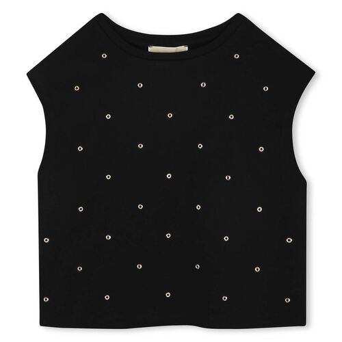 Michael Kors Metallic Effect Print Tee-Shirt 3Y - 10Y